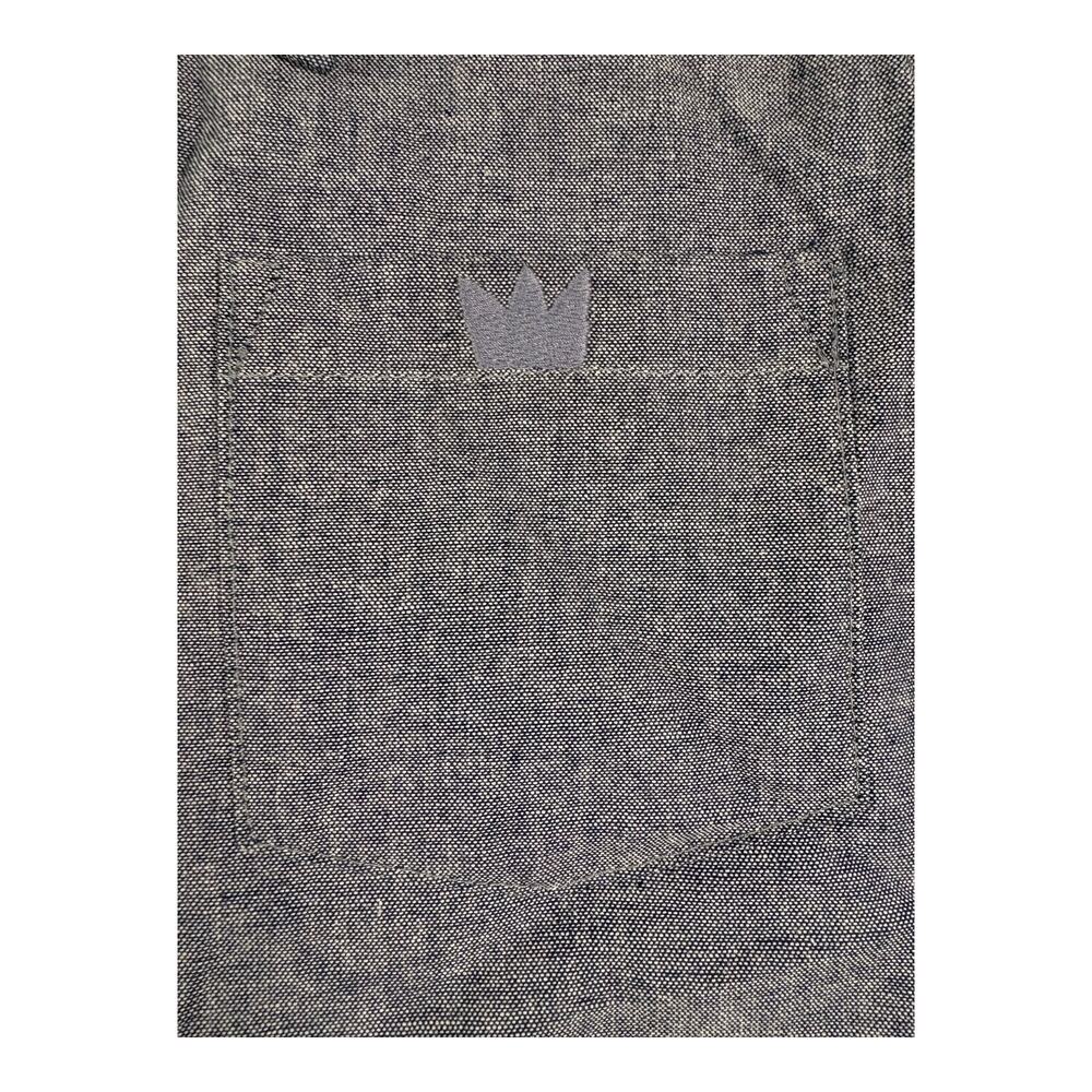 EPK Boys' Pearl Snap Long Sleeve Button-Up Dress Shirt - Size 12 - Gray NWT - Picture 10 of 11
